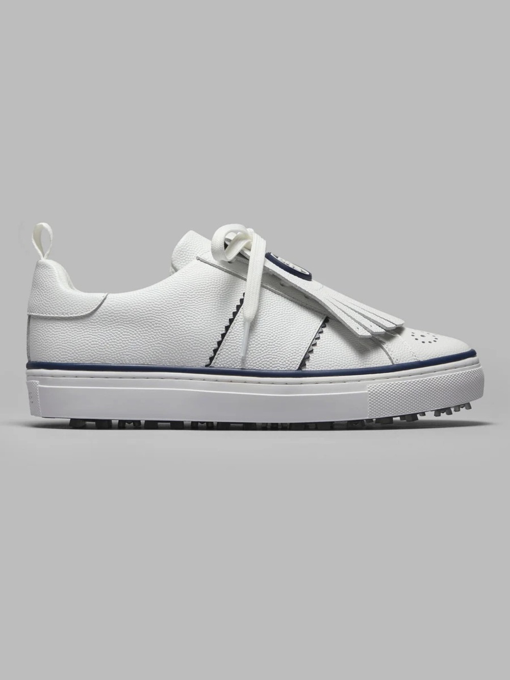 G/Fore Kiltie Durf Saddle Stripe Leather Golf Shoes Sneakers Perforated Womens - Picture 4 of 12